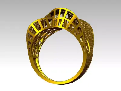 light weight ring  STL file  ready for print 3D print model 3D print model