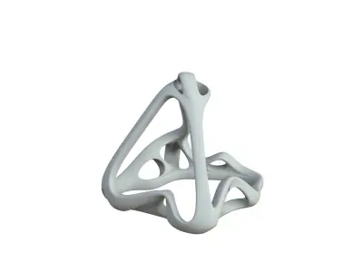 SciFi Cube Object No 62668 Low Poly Shape Low-poly 3D model