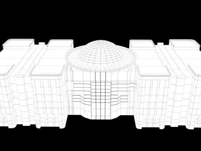 Kalba City Municipality Sharjah 3D model