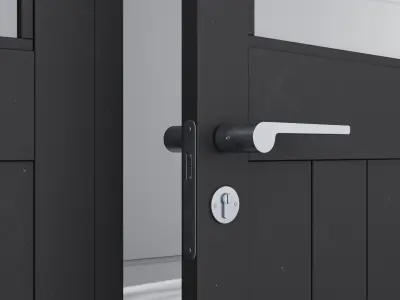 Aluminium door 162 3D model