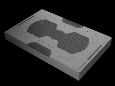 sci fi panels kit vol2 3D model