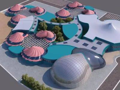 0075 - Nursery School - 2Ds Plans - 3Ds Files 3D model