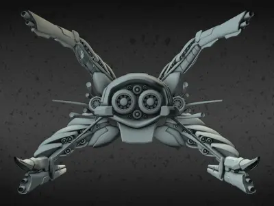 Exploration Spaceship 3D print model