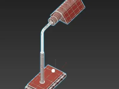 TOWNHOUSE bronze table lamp 3D model