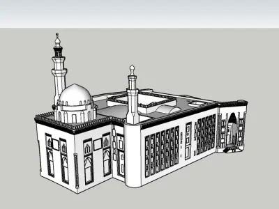 Mosque and Madrasa of Sultan Hassan 3D print model