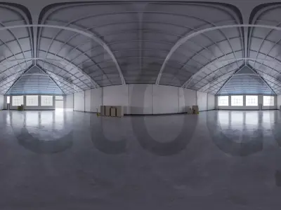 HDRI - Warehouse Interior 7 Texture