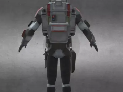 Tech Bad Batch Low-poly 3D model