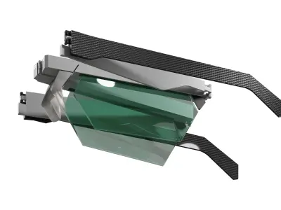 Futuristic Sci-Fi Glasses 3D model