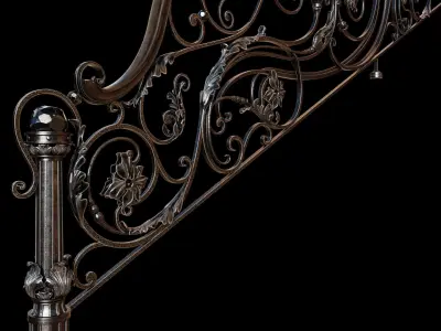 Artistic forging of metal and metal structures 3D Model Pack