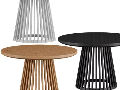 Lido Round Dining Table Low-poly 3D model