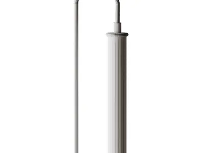Linear Metal LED Floor Lamp 3D model get