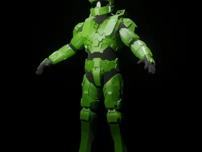HALO Masterchief 3D Model 3D model