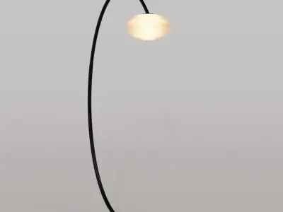 Floor Lamp Vol 001 Crescent 3D model