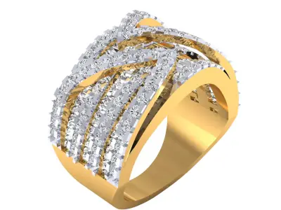 Women Ring Render 3dm STL MTL SLC JCD OBJ FBX Details 3D print model 36