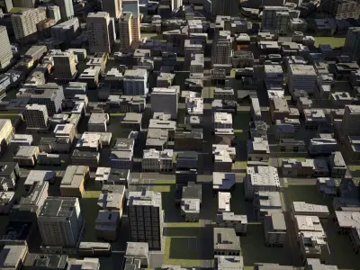 City 37 Low-poly 3D model