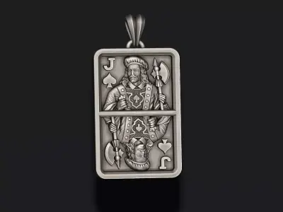 playing card Jack  pendants light pack