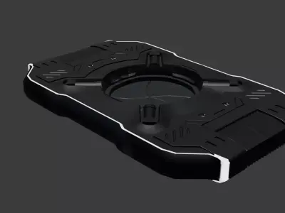 Vent- Floor Door Low-poly 3D model