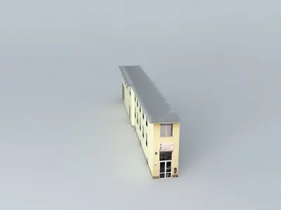 Riga, Brivibas street Free 3D model