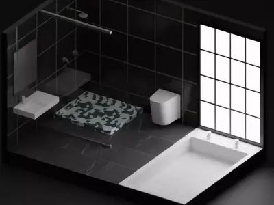 Bathroom 1199 3D model