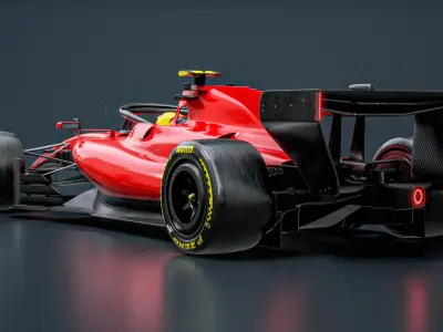  Red F1 Team 2026 Formula 1 Race Car 