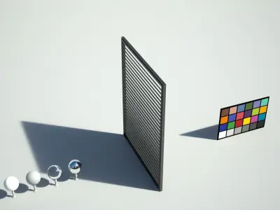 Blinds or shutters Low-poly 3D model