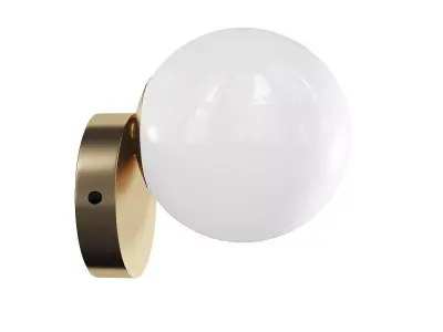 BRUME wall light with ball 3D model