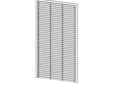 Roller Blinds - Full parametric Revit Family Low-poly 3D model