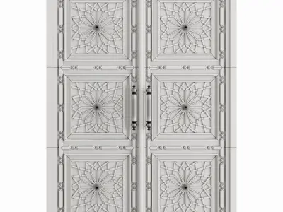 Old islamic door2 3D model