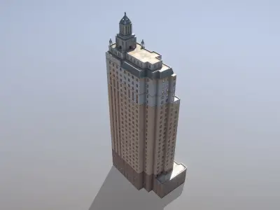 MSK Building 53 Low-poly 3D model