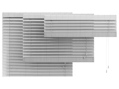 Metal Blinds black 3D model