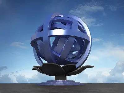 quare sculpture life culture symbol city landmark 3D model