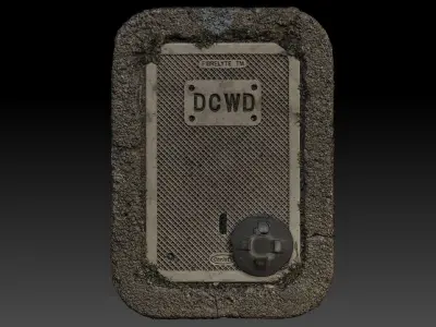 DCWD Utility Cover 3D model