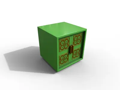 Pack 2 Modern Furniture 3D Model Low-poly 3D model