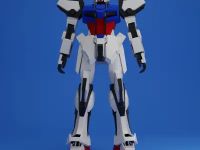 Sword Stike Gundam 3D model