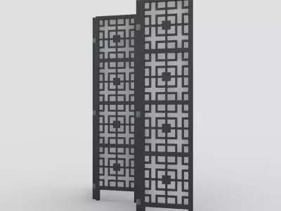 Room Divider 04 3D model