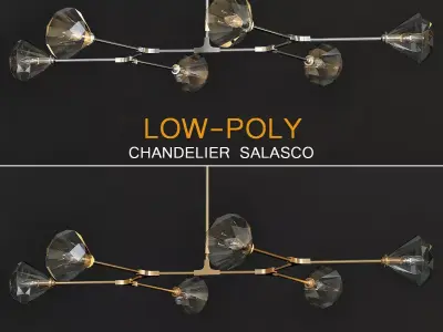 CHANDELIER SALASCO 3d model Low-poly 3D model