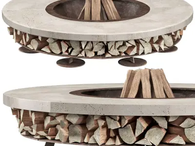 Fire pit Ak47 Ercole 3D model