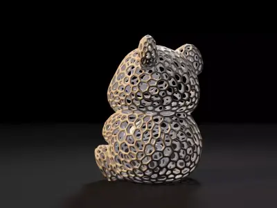 Panda Voronoi 3D print model