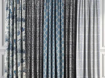 Curtain Set 62 3D model