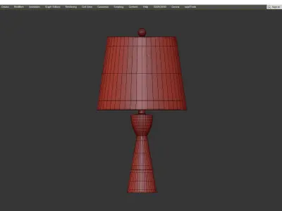 Caldarra Table Lamp Set of 2 Low-poly 3D model