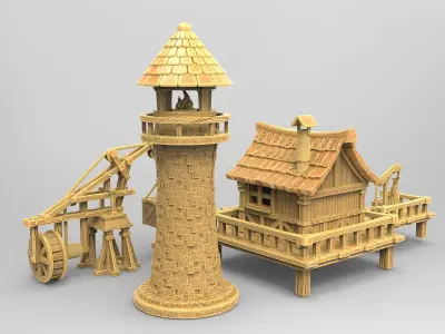 Old Harbour  3D print model