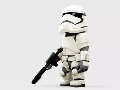 IMPERIAL TOON TROOPER  RIGGED 3D model