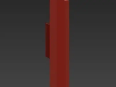 LYFT 18 OUTDOOR WALL 3D model