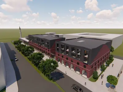 Fine Arts High School - Full Project 3D model