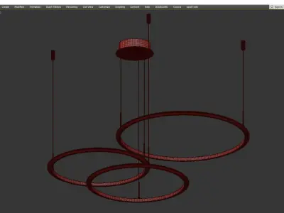 MODERN SUSPENSION 3 Low-poly 3D model