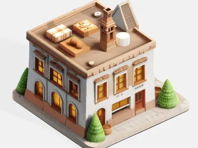 Bake Building 3D model