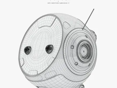 Cute baby monitor II  3D model