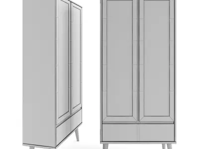 Glass cabinet NAGANO 3D model purchase