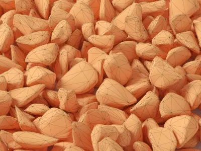 Rock stone glether two 3D model