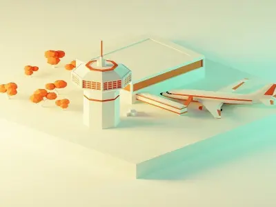 25  3d model render in blender 3D model